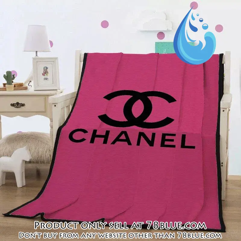 Chanel pinky new fashion luxury brand blanket fleece comfortable blanket 78b5641647